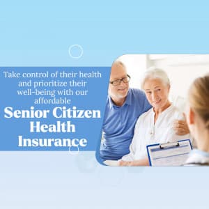 Senior Citizen Health Insurance promotional poster