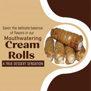 Cream Roll promotional post