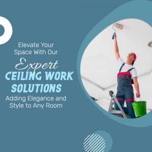 Ceiling Work promotional poster