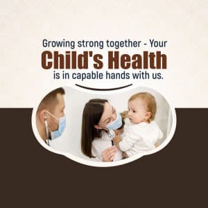 Pediatrician promotional template
