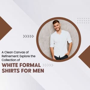 Men Formal Shirts business banner