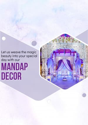 mandap decoration business template