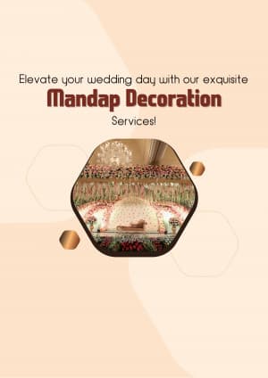 mandap decoration post