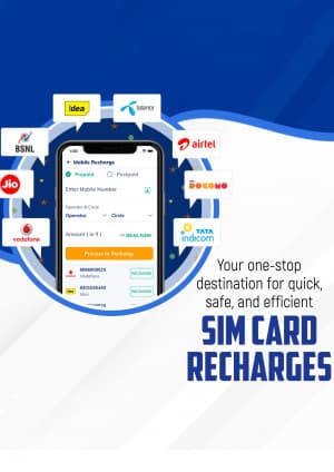 SIM Card business template