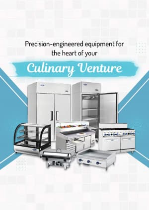 Commercial kitchen Equipment promotional images