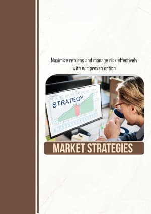 Stock Option Market business flyer