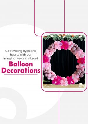 Baloon Decoration post