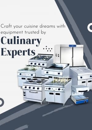 Commercial kitchen Equipment facebook ad