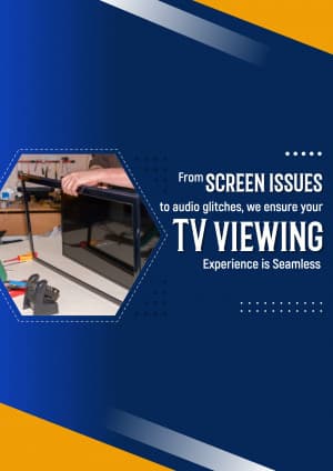 T V  Repair Service facebook ad