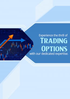 Stock Option Market marketing poster