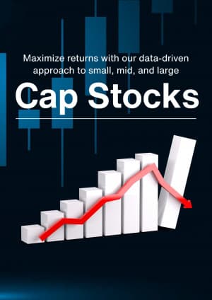 Small, Mid, & Large Cap Stocks promotional post