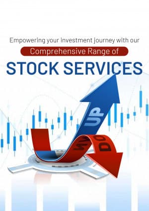 Types of Stocks business flyer