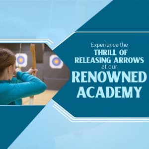 Archery Academies marketing poster