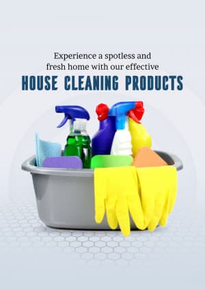 House Cleaning Products facebook banner