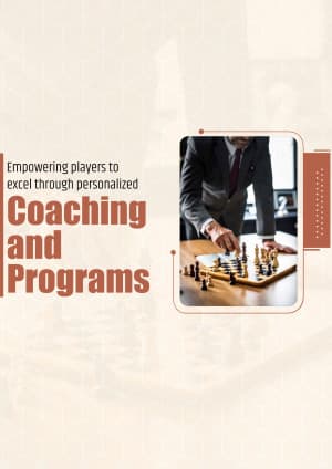 Chess Academies business template