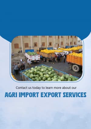 Agri products template