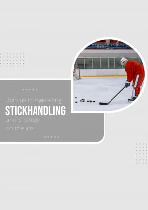 Hockey Academies business template