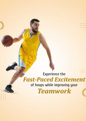 Basketball Academies marketing poster