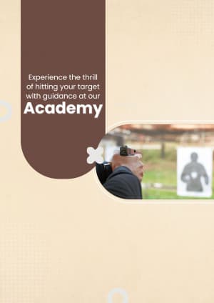 Shooting Academies business template