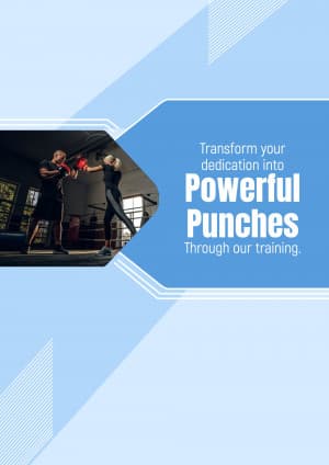 Boxing Academies business template