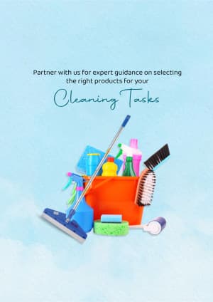 House Cleaning Products business flyer