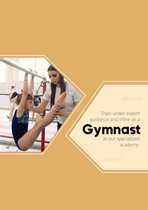 Gymnastics Academies business template