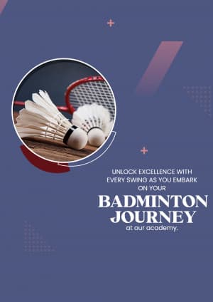 Badminton Academies flyer