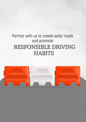 Road Safety Products marketing poster