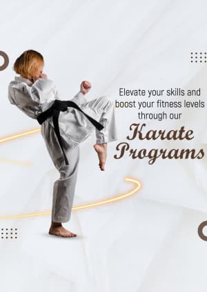 Karate Academies promotional post
