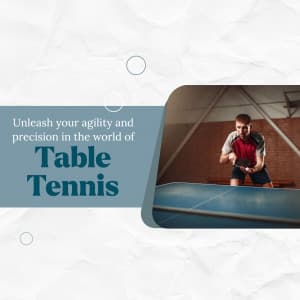 Table Tennis Academies poster