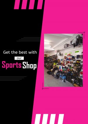 Sports Shop business banner