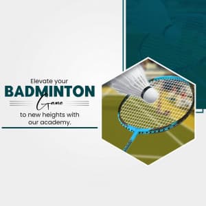Badminton Academies poster