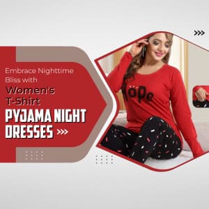 Women Nightwear marketing post