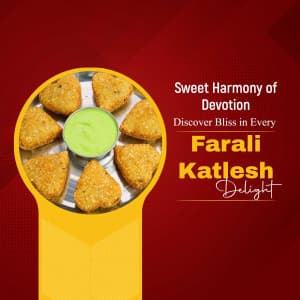 Farali Food promotional template