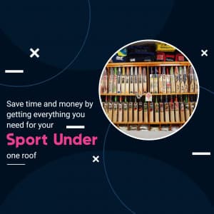 Sports Shop marketing post