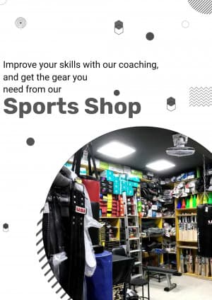 Sports Shop template