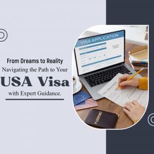 USA promotional template