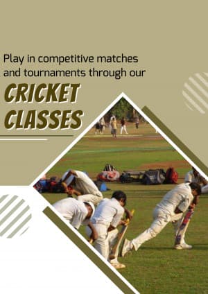 Cricket Academies template