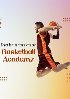 Basketball Academies template