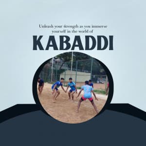 Kabaddi Academies promotional poster