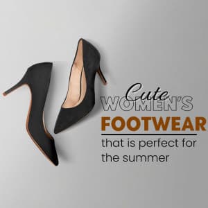 Women's Footwear business flyer