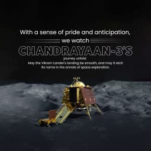 Chandrayaan-3 Moon Landing Instagram Post