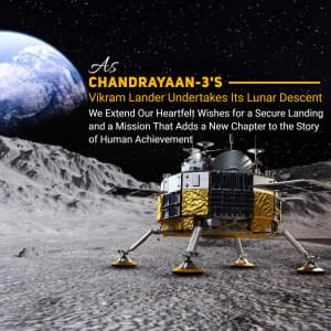 Chandrayaan-3 Moon Landing flyer