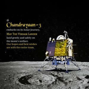 Chandrayaan-3 Moon Landing banner