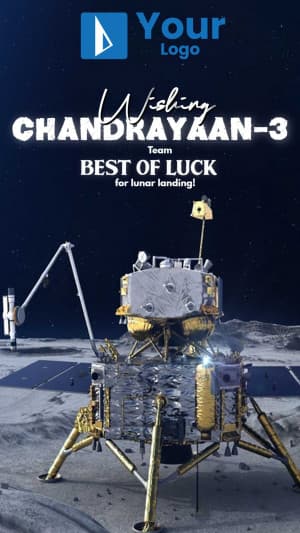 Chandrayaan 3 Land Successfully Story template