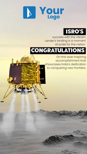 Chandrayaan 3 Land Successfully Story poster