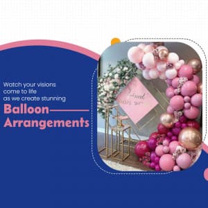 Baloon Decoration flyer