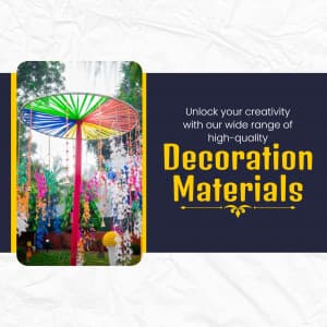 Decoration Material flyer