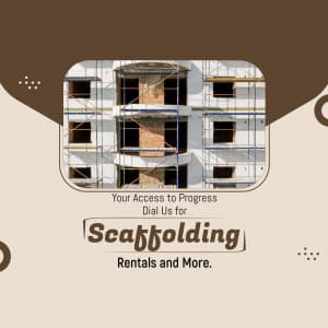 Scaffolding promotional template