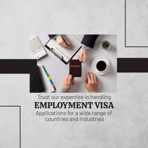 Employment visa flyer